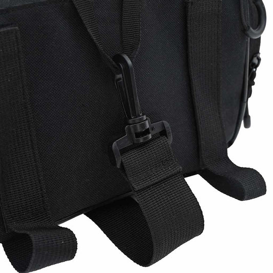 Kompakte Fahrradtasche – 38×21×16 cm – Schwarz – Wasserdicht & Vielseitig – EU-Lager