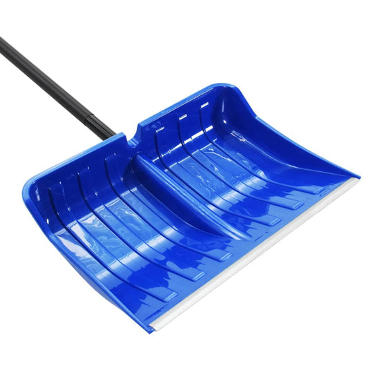 Schneeschaufel Blau 147 cm – Stabiler Aluminium-Schneeräumer für Auto & Haushalt