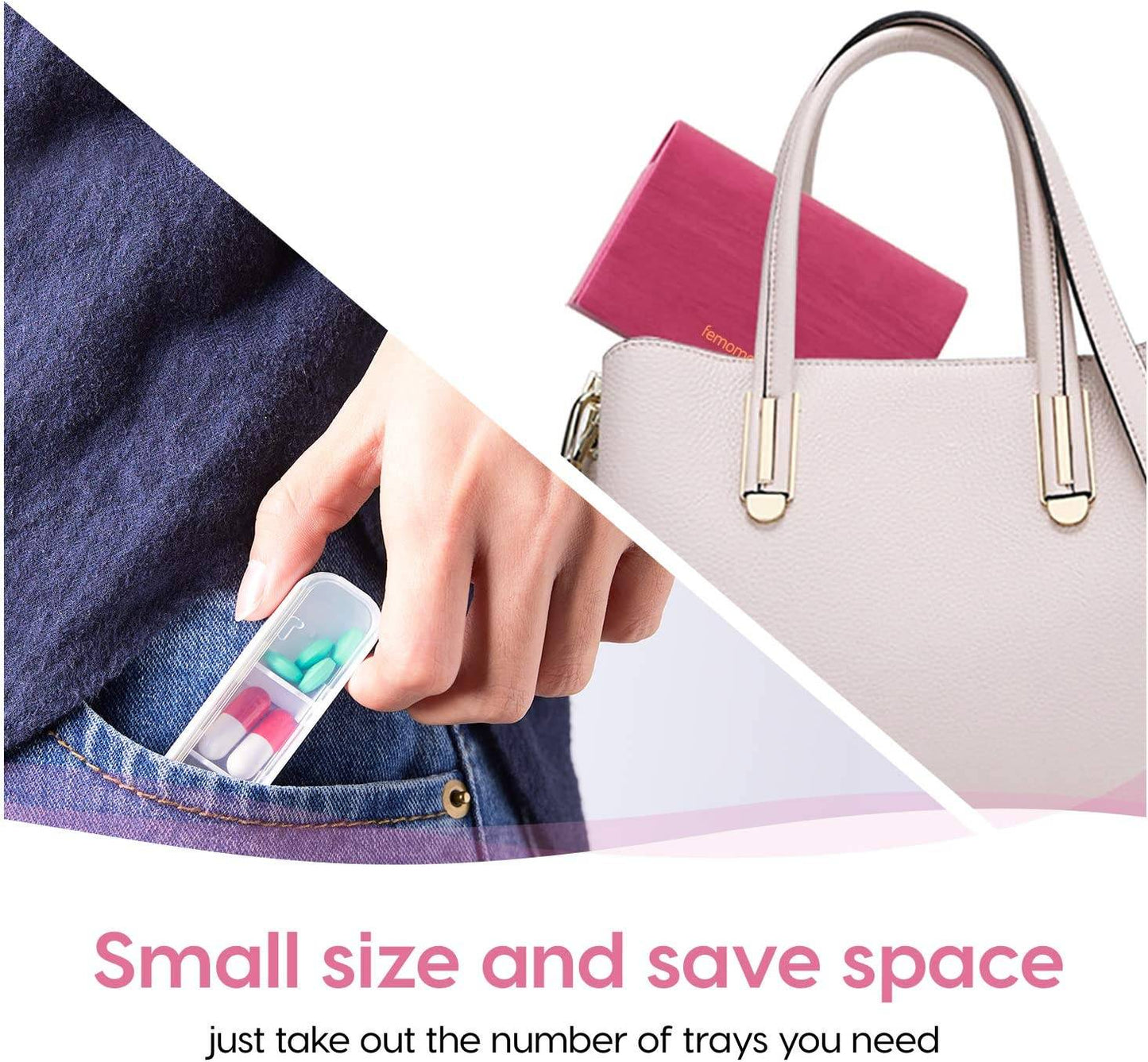 Pillenbox für 7 Tage – 3 Fächer pro Tag – Sicher & kompakt für unterwegs