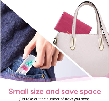 Pillenbox für 7 Tage – 3 Fächer pro Tag – Sicher & kompakt für unterwegs