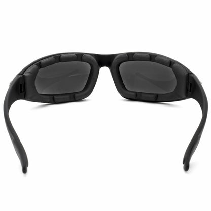 Sport-Sonnenbrille grau Frontansicht.