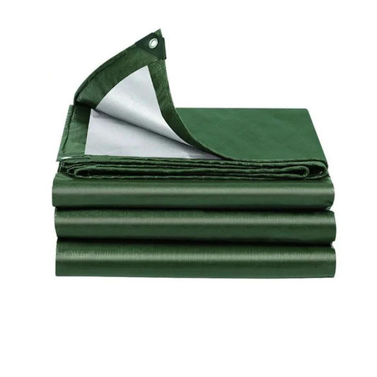 Wasserdichte Schutzplane mit Ösen, gefaltet für Outdoor und Garten
